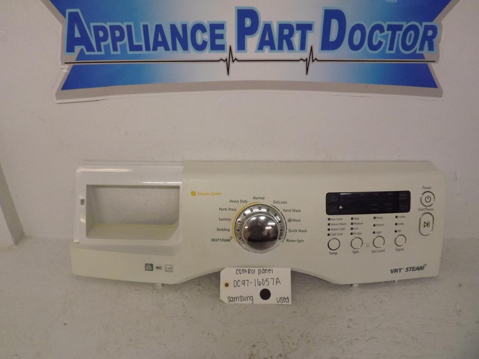 Samsung Washer DC97-16057A Control Panel Used Samsung Washer DC97-16057A Control Panel Used